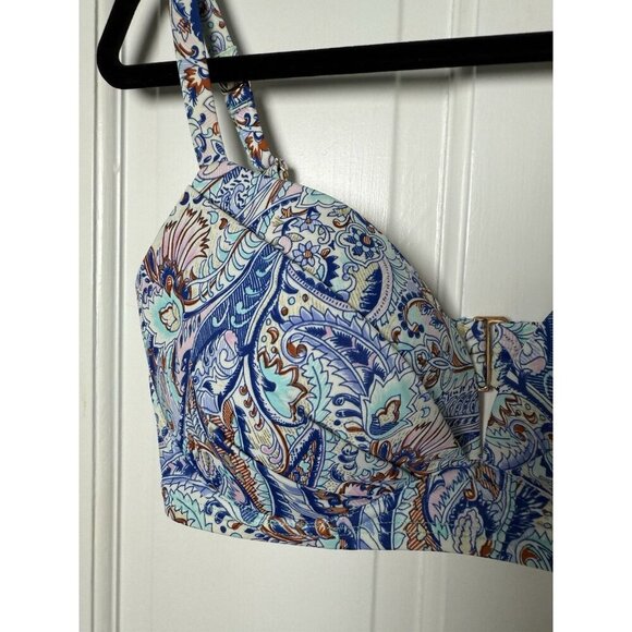 Victoria’s Secret The Angel Convertible Floral Swim Bra Top Size 34DD - Picture 4 of 10